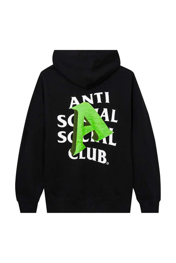 A Is For Black Zip Hoodie for Unisex Anti Social Club