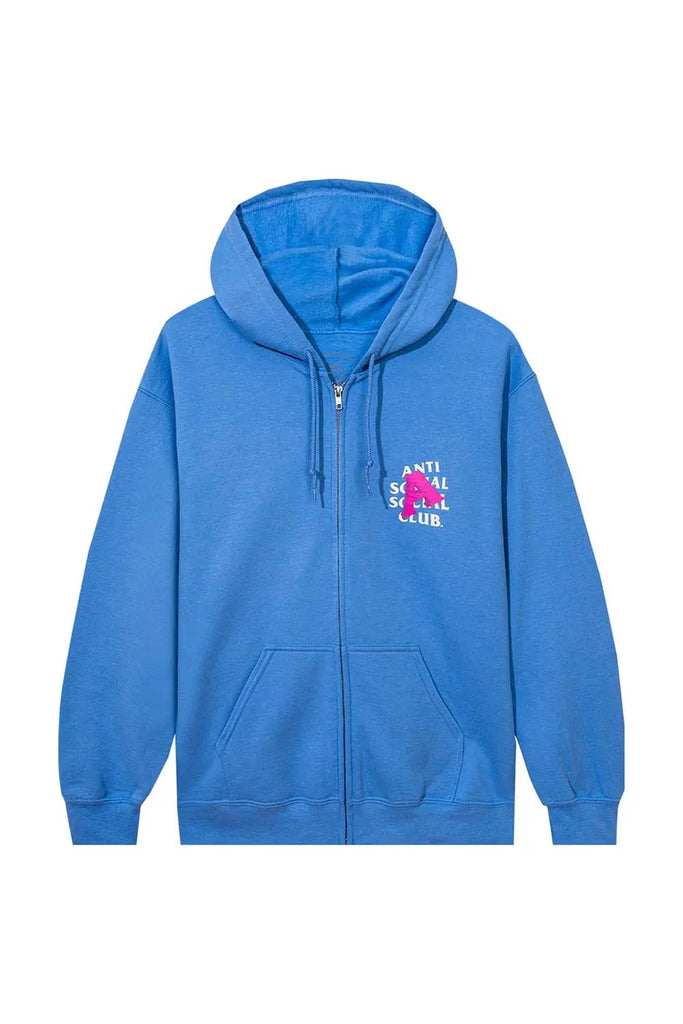 A Is For Blue Zip Hoodie for Unisex Anti Social Club