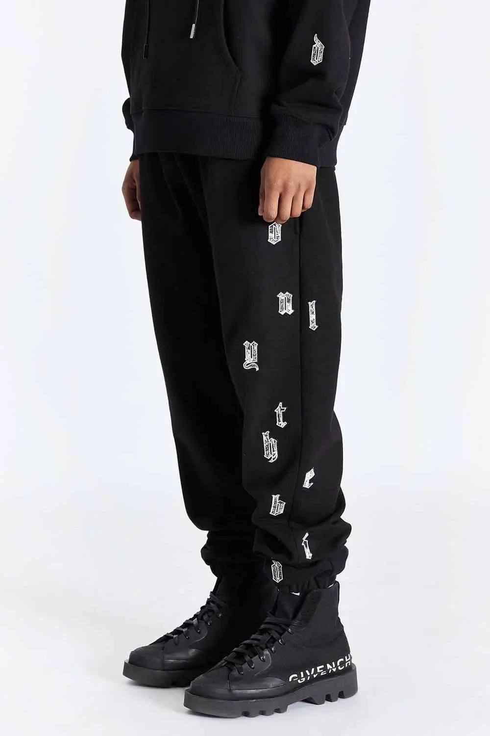 Made On Earth Double Jersey Sweatpants Faded Black