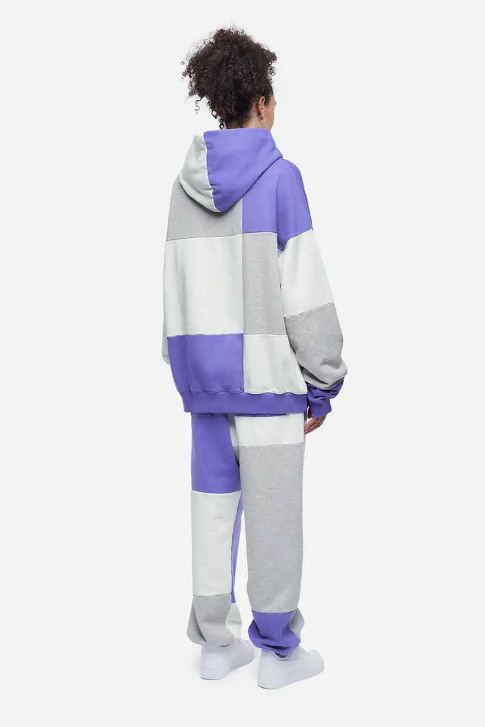 Oversized Patchwork Hoodie Preach