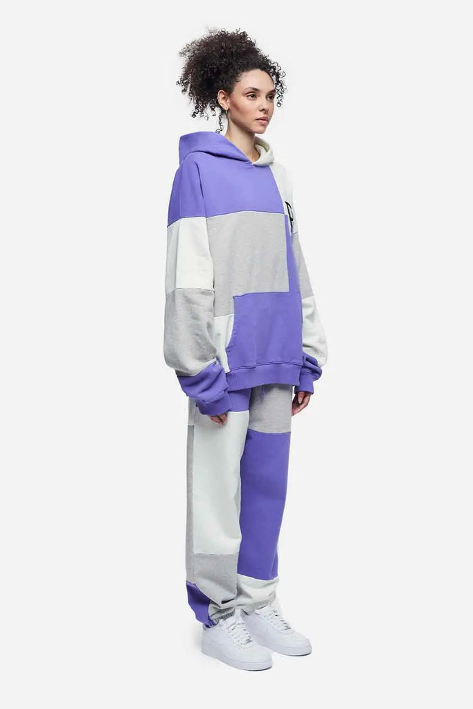 Oversized Patchwork Hoodie Preach