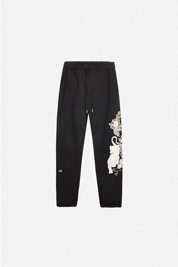 Tiger Embroidered Sweatpants Only the Blind