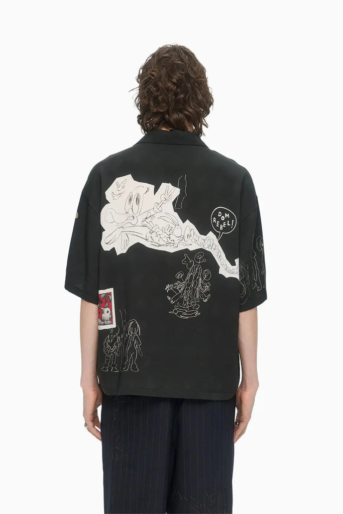 ASSEMBLAGE CAMP COLLAR SHIRT Domrebel