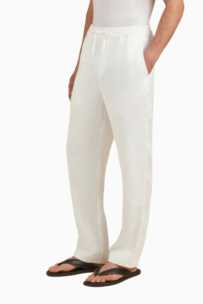 AVILA DRAWSTRING LINEN TROUSER Che Studios