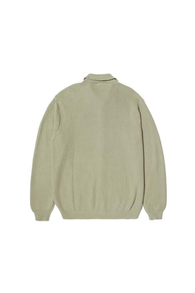 Anton Zip Overdyed Sweater Huf