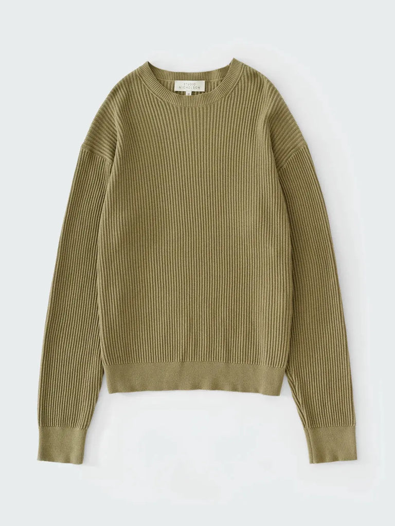 Arda Knit Rib Crew Neck Studio Nicholson