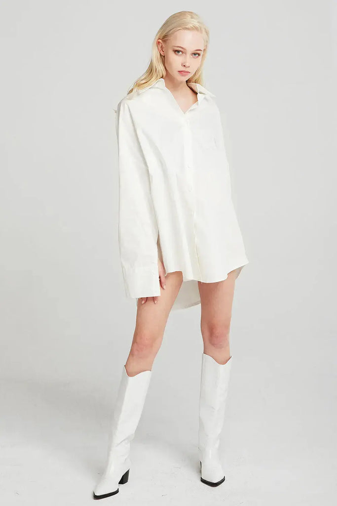 Ariana Oversized Fit Shirt for Womens Storets