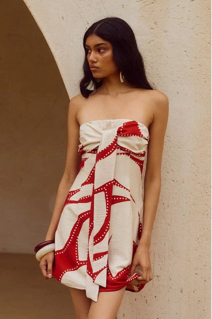 Arlette Strapless Mini Dress Runaway The Label