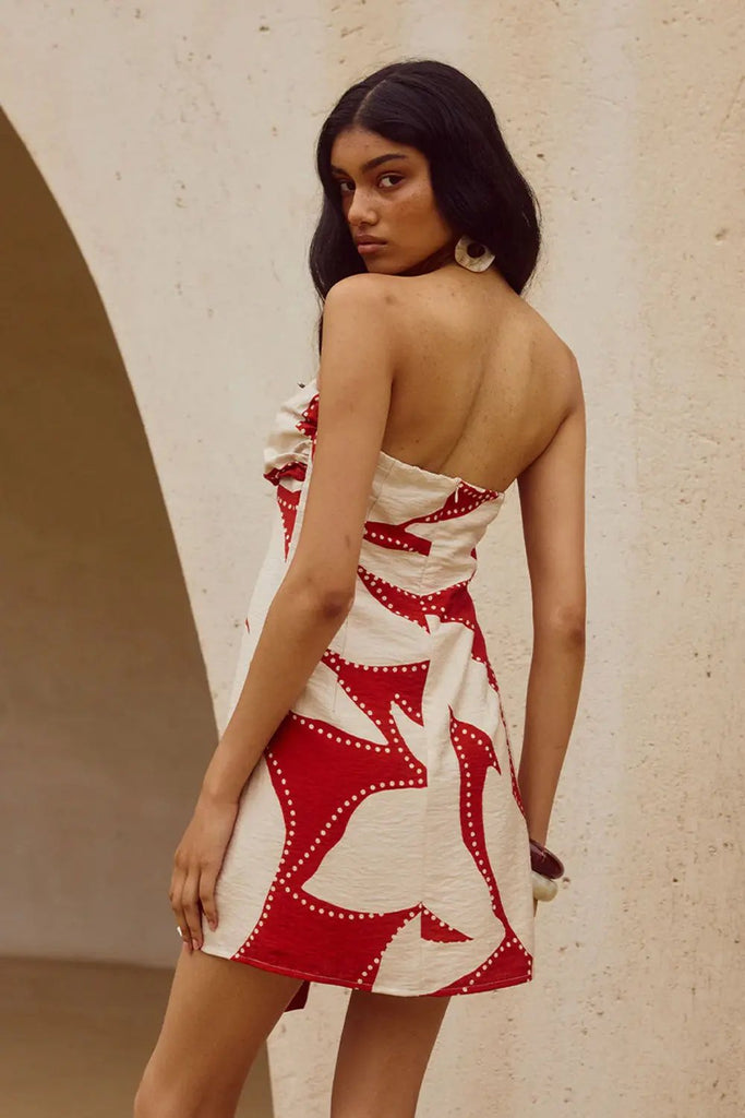 Arlette Strapless Mini Dress Runaway The Label