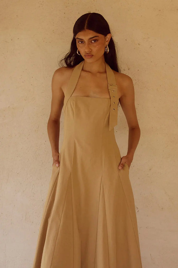 Astrid Halter Midi Dress Runaway The Label