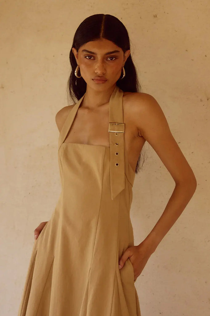 Astrid Halter Midi Dress Runaway The Label
