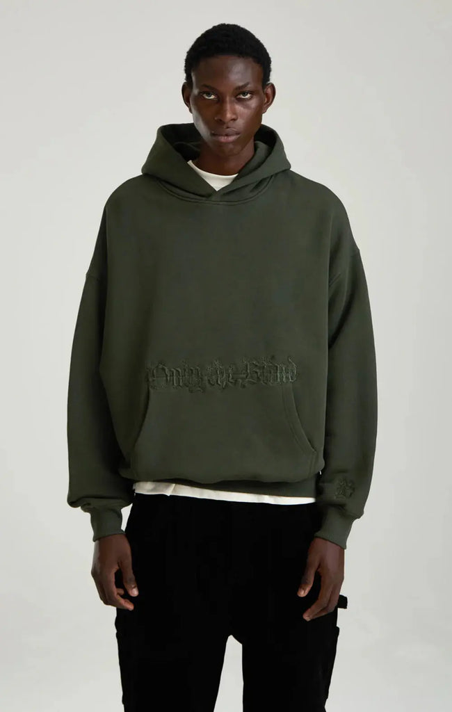 Baroque Calligraphy Hoodie Only the Blind