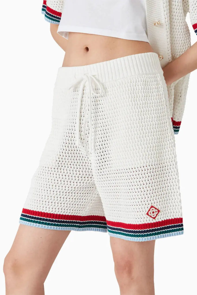 Bermuda Shorts in Crochet Casablanca