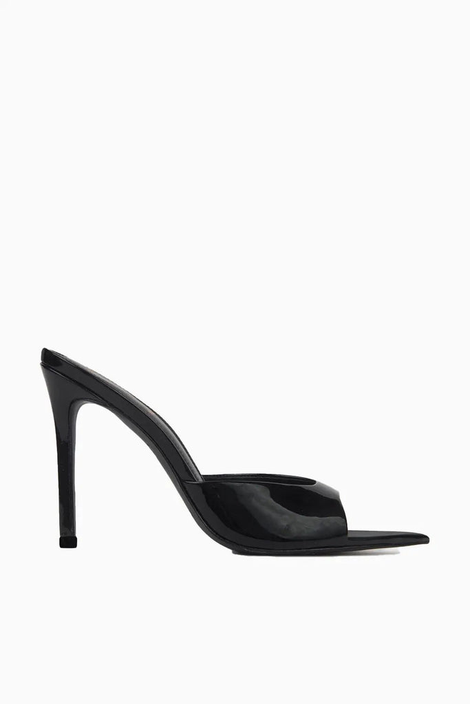 Brea Mule – Black Black Suede Studio