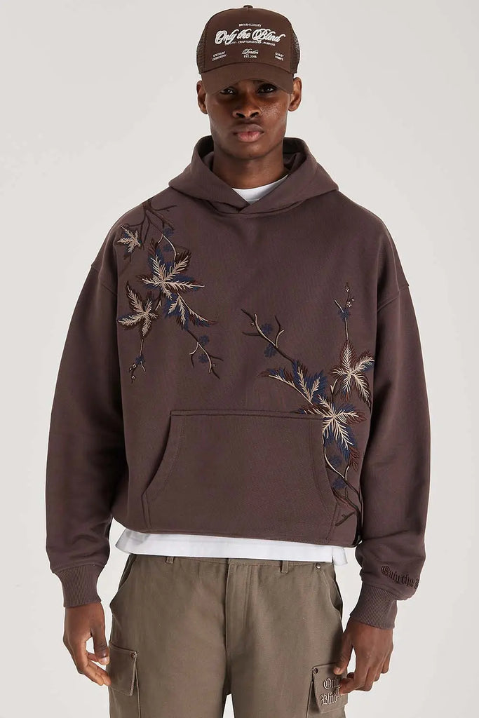 Brown Hawthorn Hoodie Only the Blind