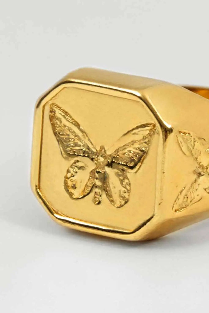Butterfly Effect Gold Ring Twojeys