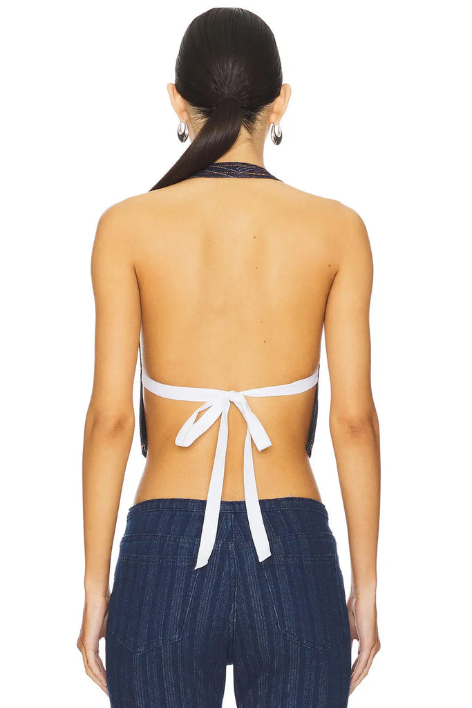 Butterfly Tie Top for Womens Lioness