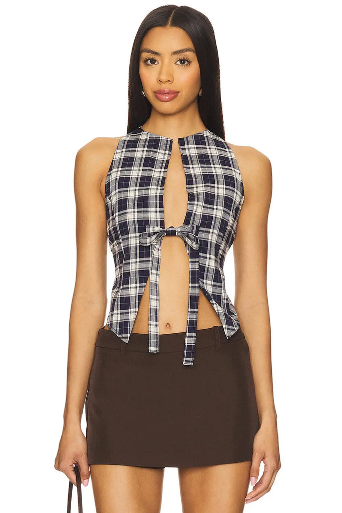 Butterfly Tie Top for Womens Lioness