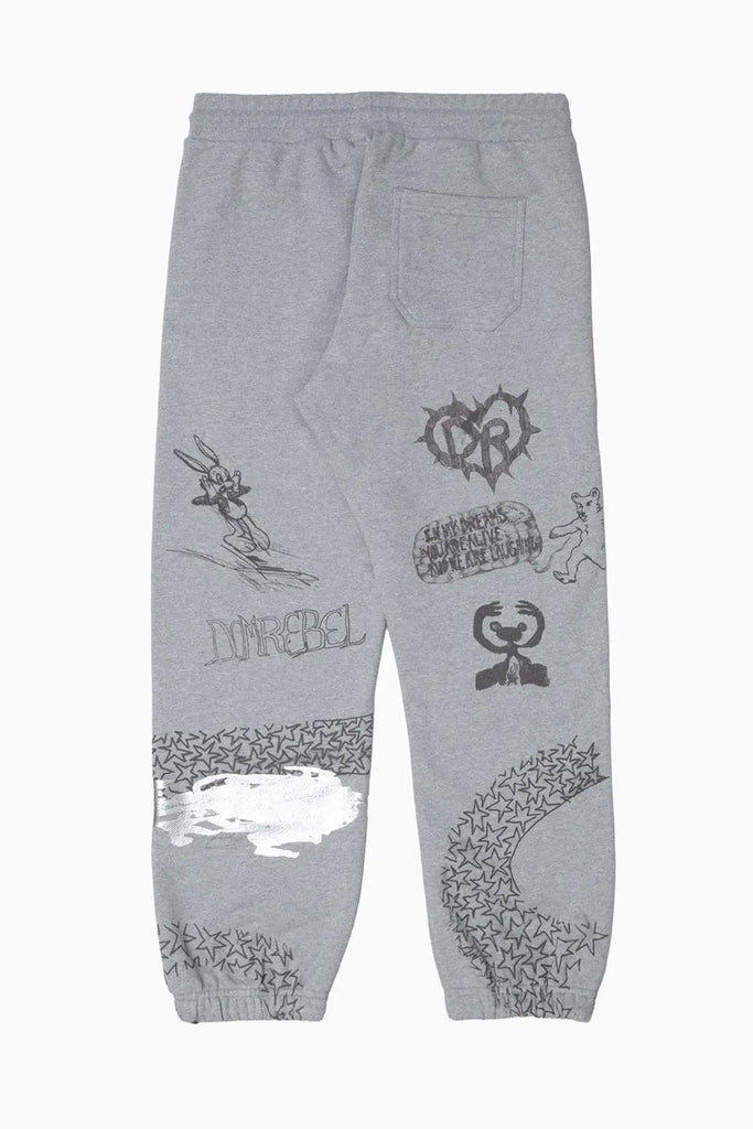COLLEGE SWEATPANTS Domrebel