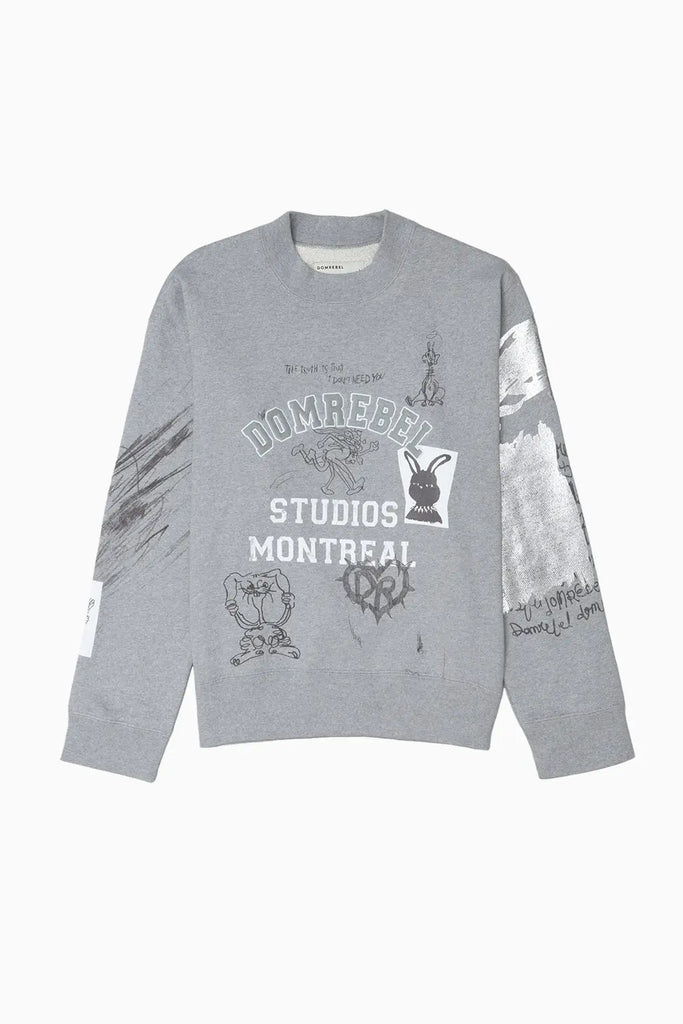 COLLEGE SWEATSHIRT Domrebel