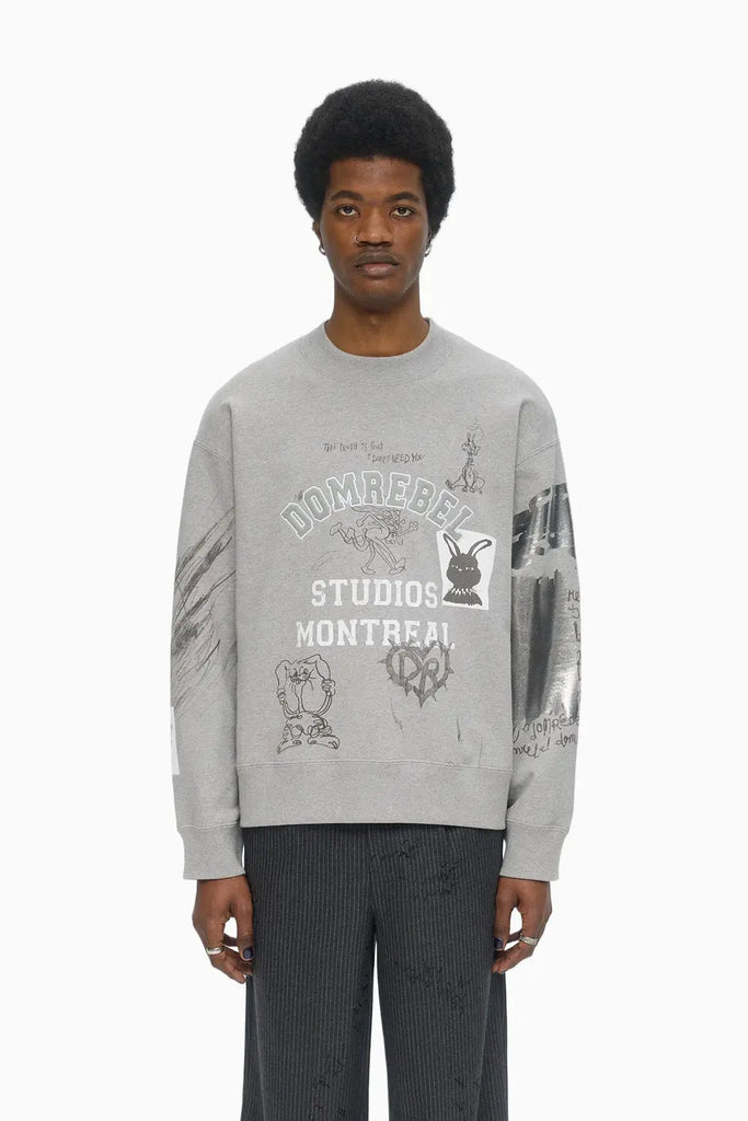 COLLEGE SWEATSHIRT Domrebel