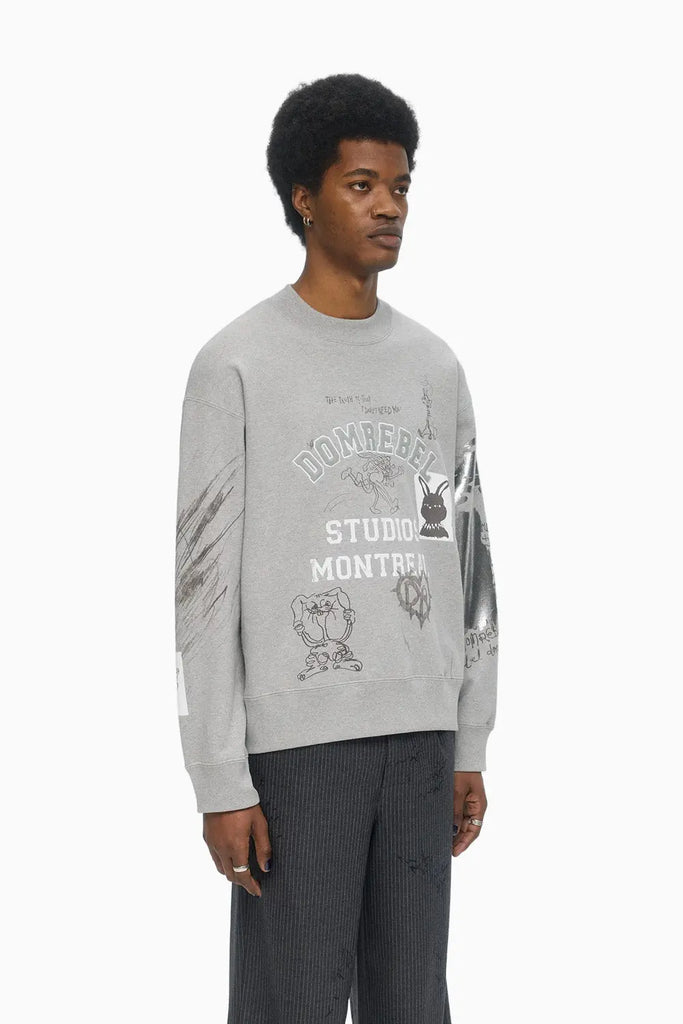 COLLEGE SWEATSHIRT Domrebel