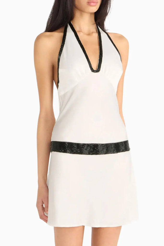 Celine Hand Beaded Mini Dress for Womens Asta Resort