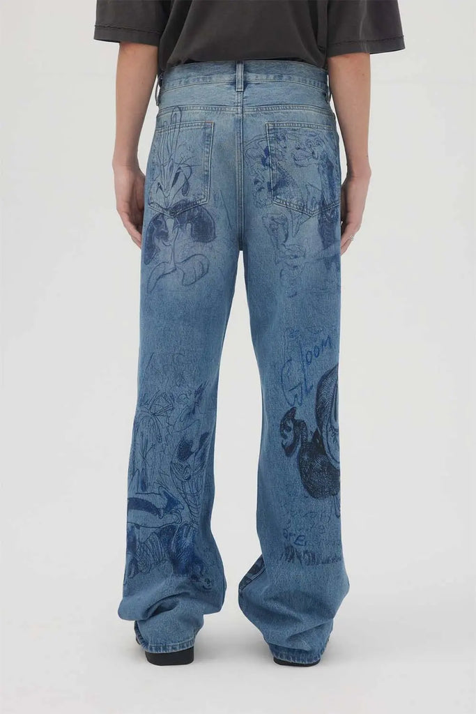 Classroom Bootcut Jeans for Mens Domrebel
