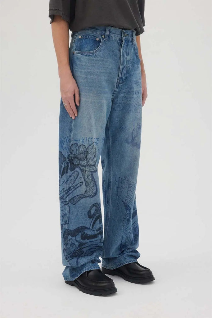 Classroom Bootcut Jeans for Mens Domrebel