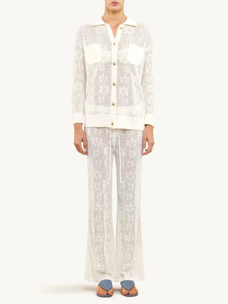 Delilah Crochet Shirt Asta Resort