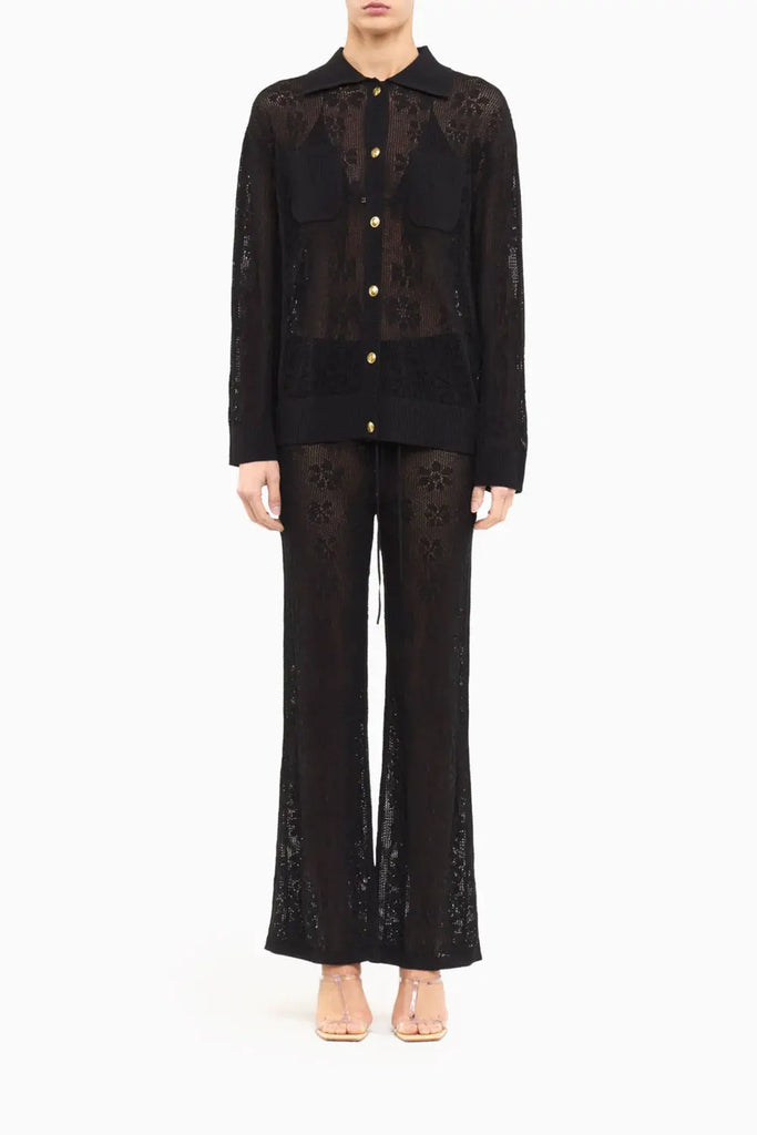 Delilah Crochet Shirt for Womens Asta Resort