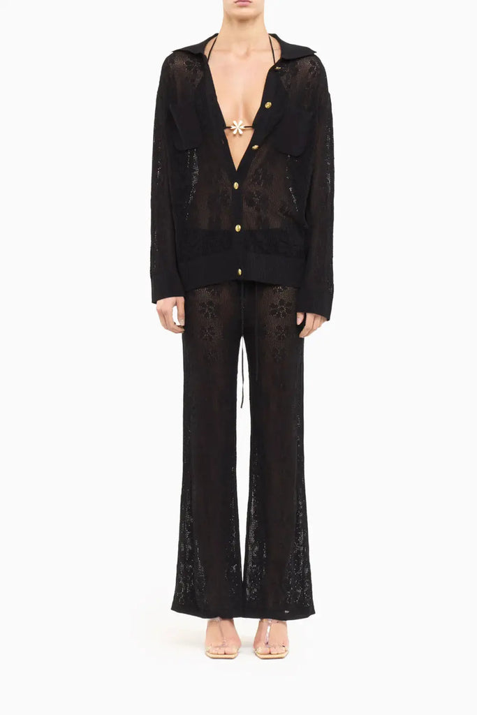 Delilah Crochet Shirt for Womens Asta Resort