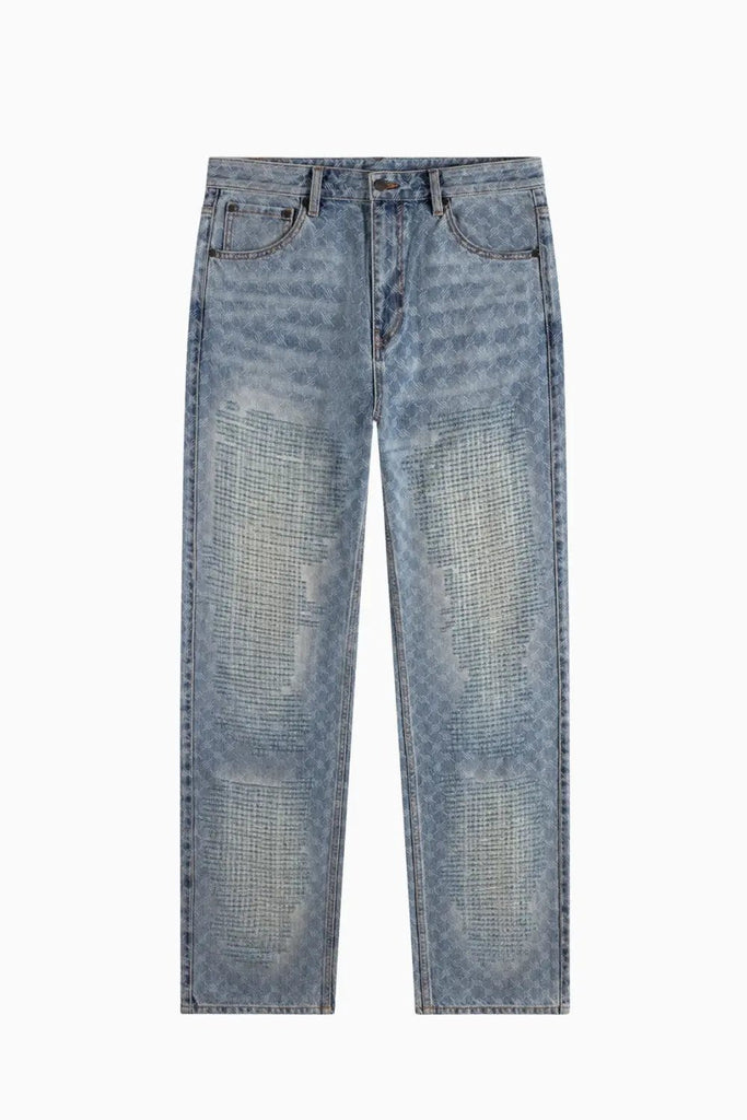 Destroyed Amba Jeans for Men - Blue DAILY PAPER