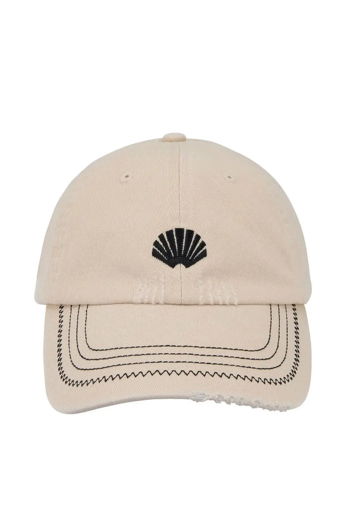 Distressed Logo Cap Wood for Mens New Amsterdam Surf Association