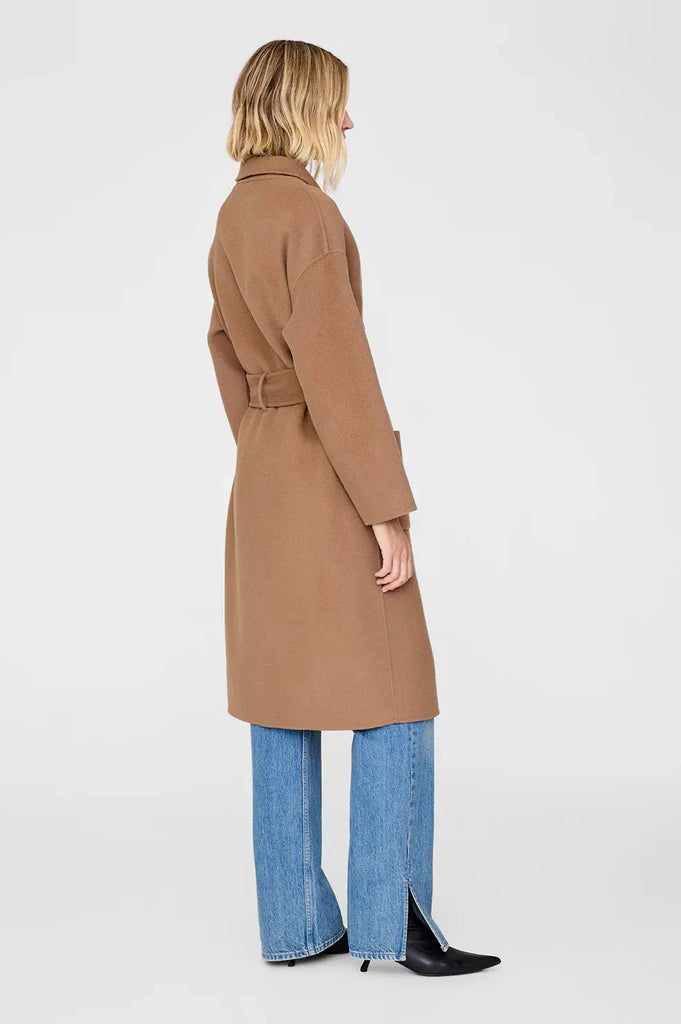 Dylan Coat camel cashmere blend Anine Bing