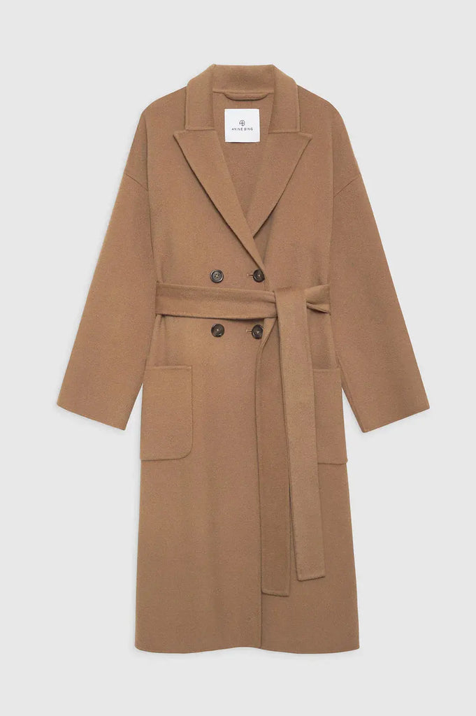 Dylan Coat camel cashmere blend Anine Bing