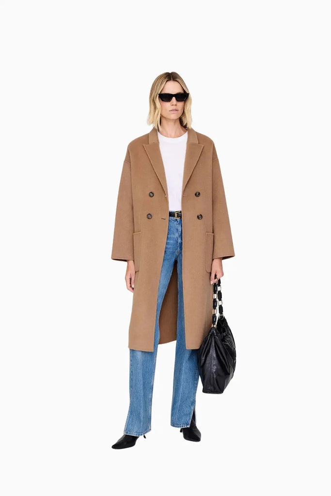 Dylan Coat camel cashmere blend Anine Bing