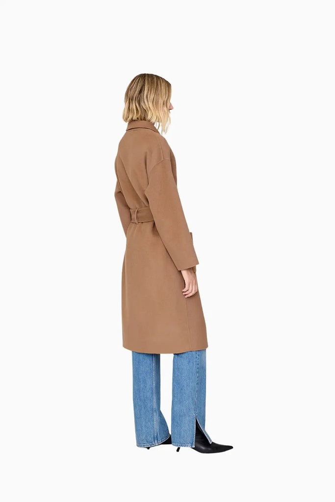 Dylan Coat camel cashmere blend Anine Bing