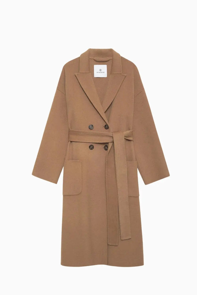 Dylan Coat camel cashmere blend Anine Bing