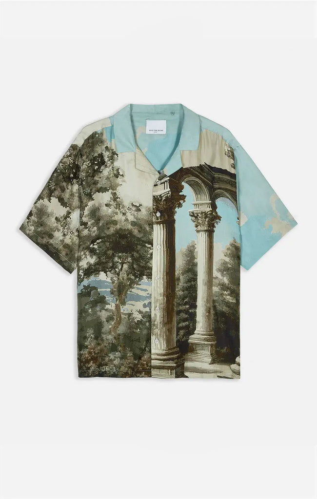 Echoes Of Angels Silk Shirt for Mens Only the Blind
