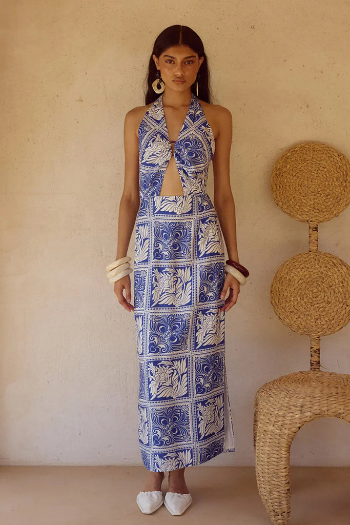 Elka Halter Midi Dress Runaway The Label