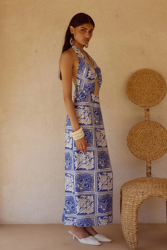 Elka Halter Midi Dress Runaway The Label
