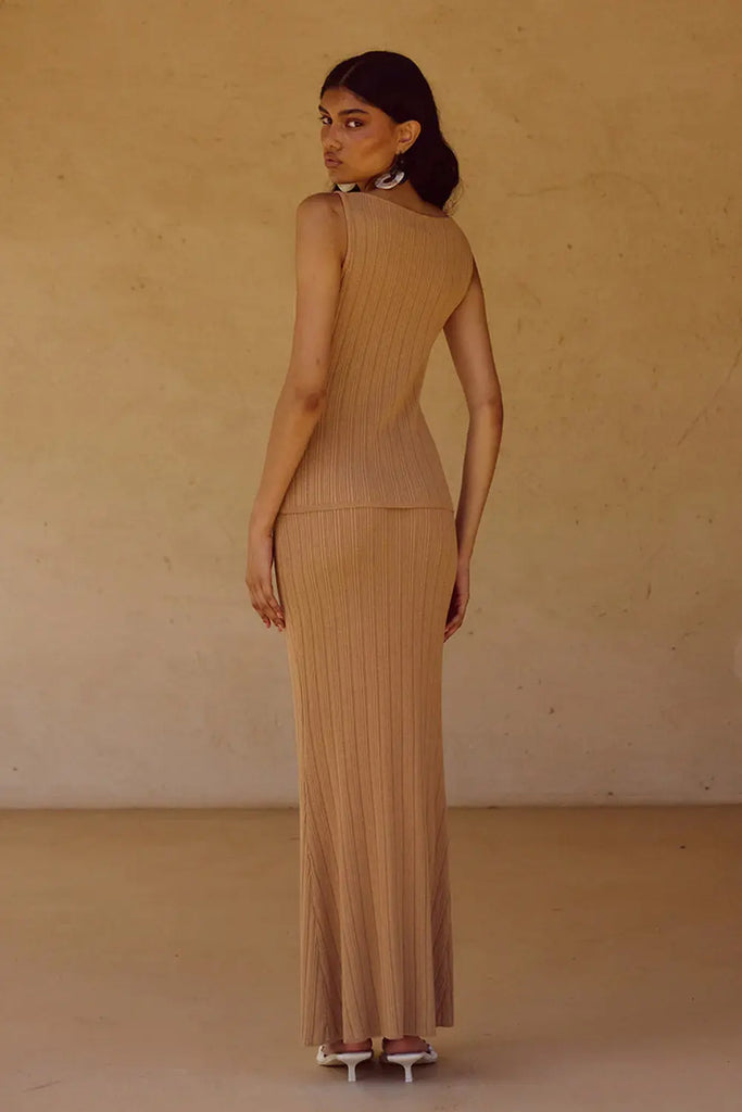 Elowen Knit Maxi Skirt Runaway The Label