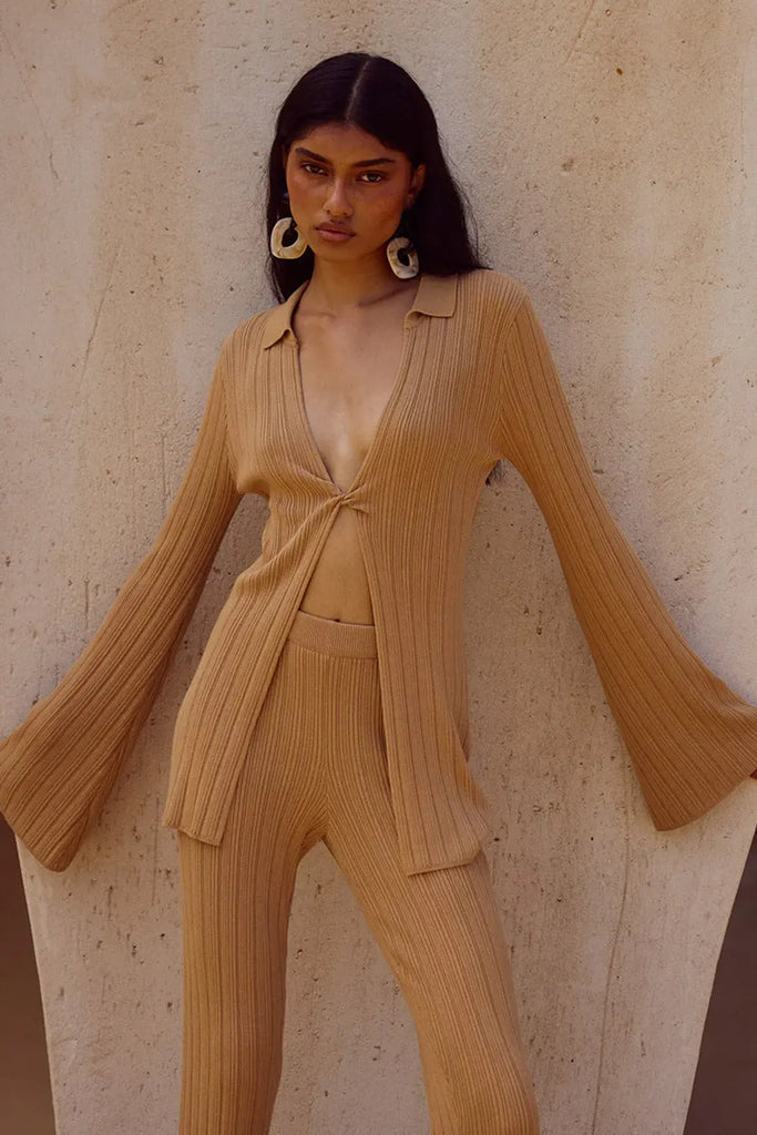 Elowen Sleeved Knit Top Runaway The Label