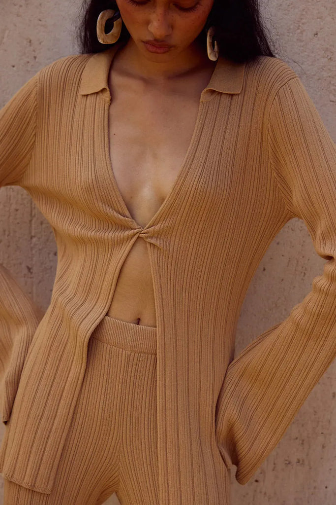 Elowen Sleeved Knit Top Runaway The Label