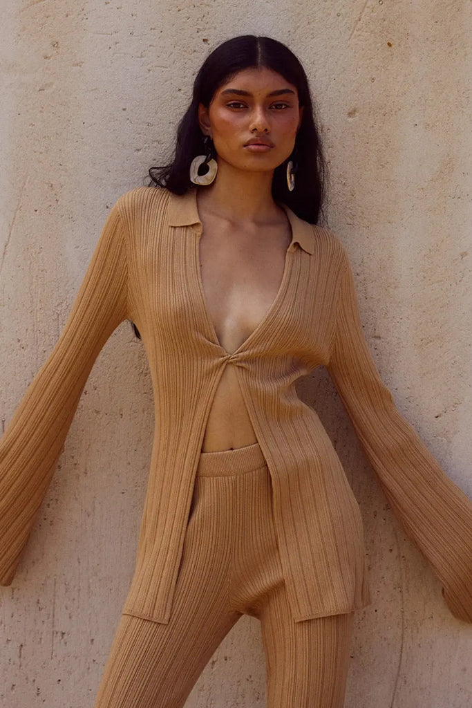 Elowen Sleeved Knit Top Runaway The Label