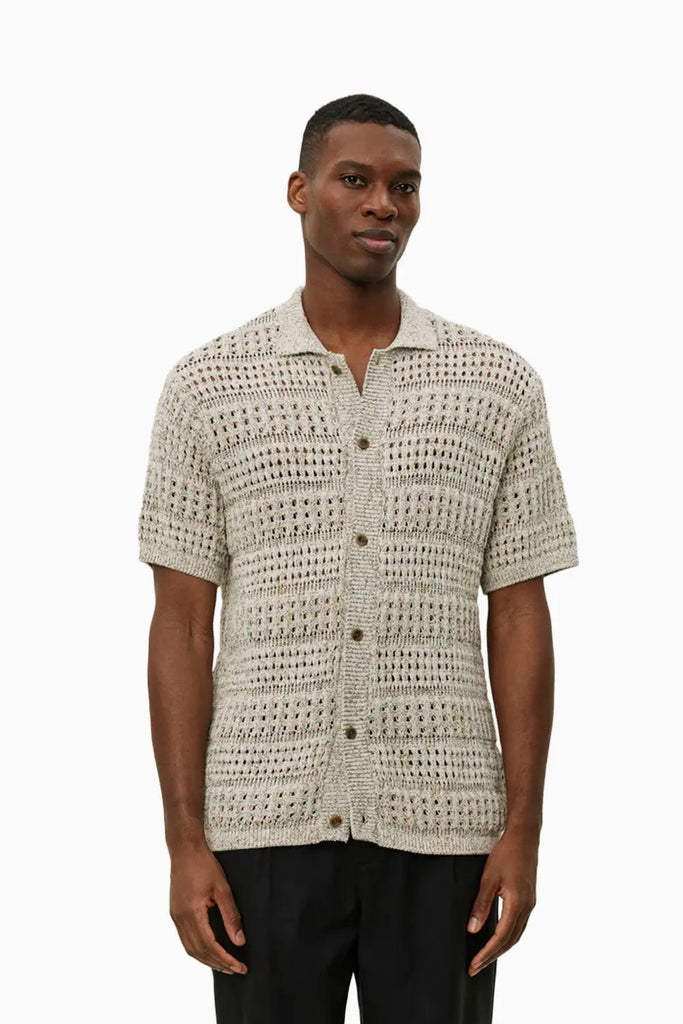 Elvin Structure Knitted SS Shirt Les Deux