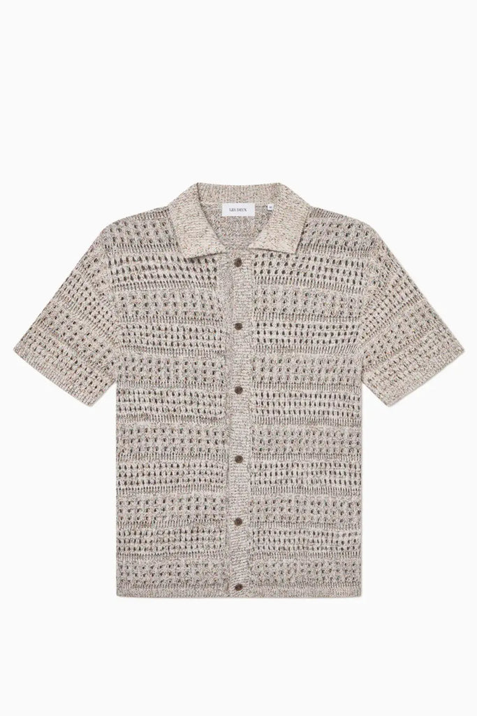 Elvin Structure Knitted SS Shirt Les Deux