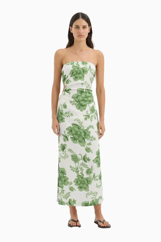 Gardella Strapless Midi Dress Sir The Label