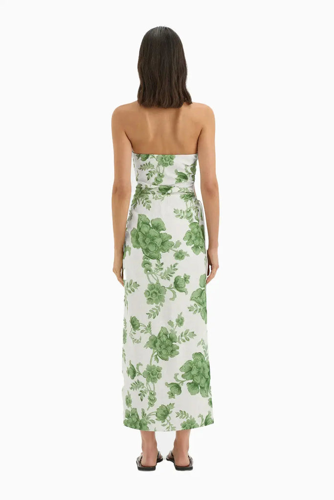Gardella Strapless Midi Dress Sir The Label